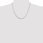 Polished Snake Chain Necklace in Sterling Silver, 1.5mm