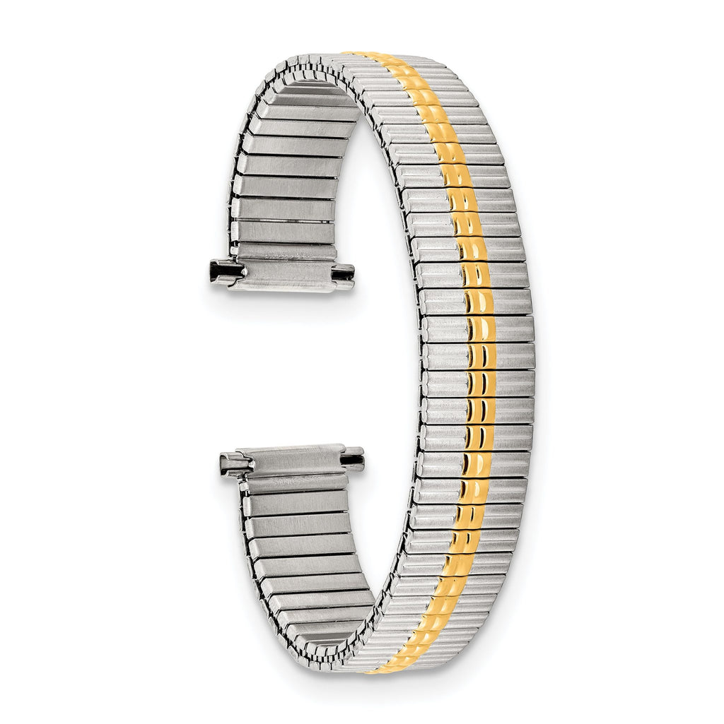 Two-Tone Thin-Flexo Watch Band in Stainless Steel
