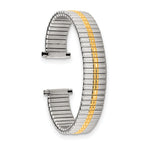 Two-Tone Thin-Flexo Watch Band in Stainless Steel