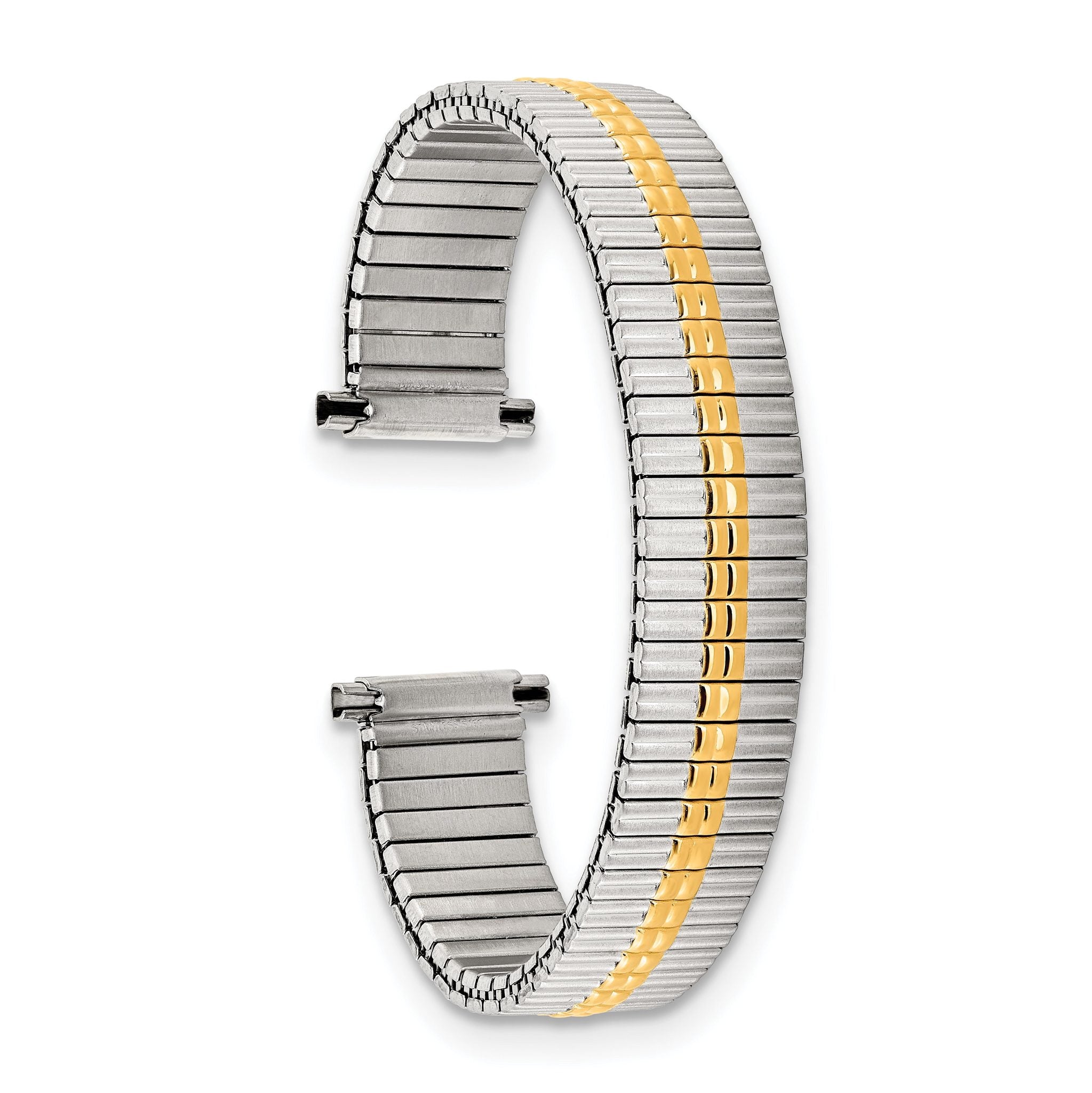 Two-Tone Thin-Flexo Watch Band in Stainless Steel