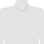Diamond-Cut Round Box Chain in Sterling Silver, 1.3mm