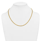 14K Gold Filled Bold Curb Chain Necklace in 3.5mm Width