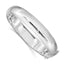 Sterling Silver 925 Hinged Bangle Bracelet with Rhodium Polished Finish