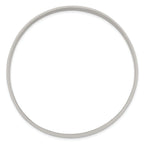 925 Sterling Silver Women's Solid Polished Slip-On Bangle Bracelet