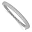 Sterling Shimmer Sterling Silver Rhodium-plated 283 Stone CZ PavÃÂ¢Ã¢âÂ¬ÃÂ¡ Hinged Bangle
