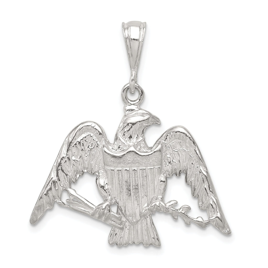 Sophia Jewelers 925 Sterling Silver Eagle Charm with Anti-Tarnish Finish