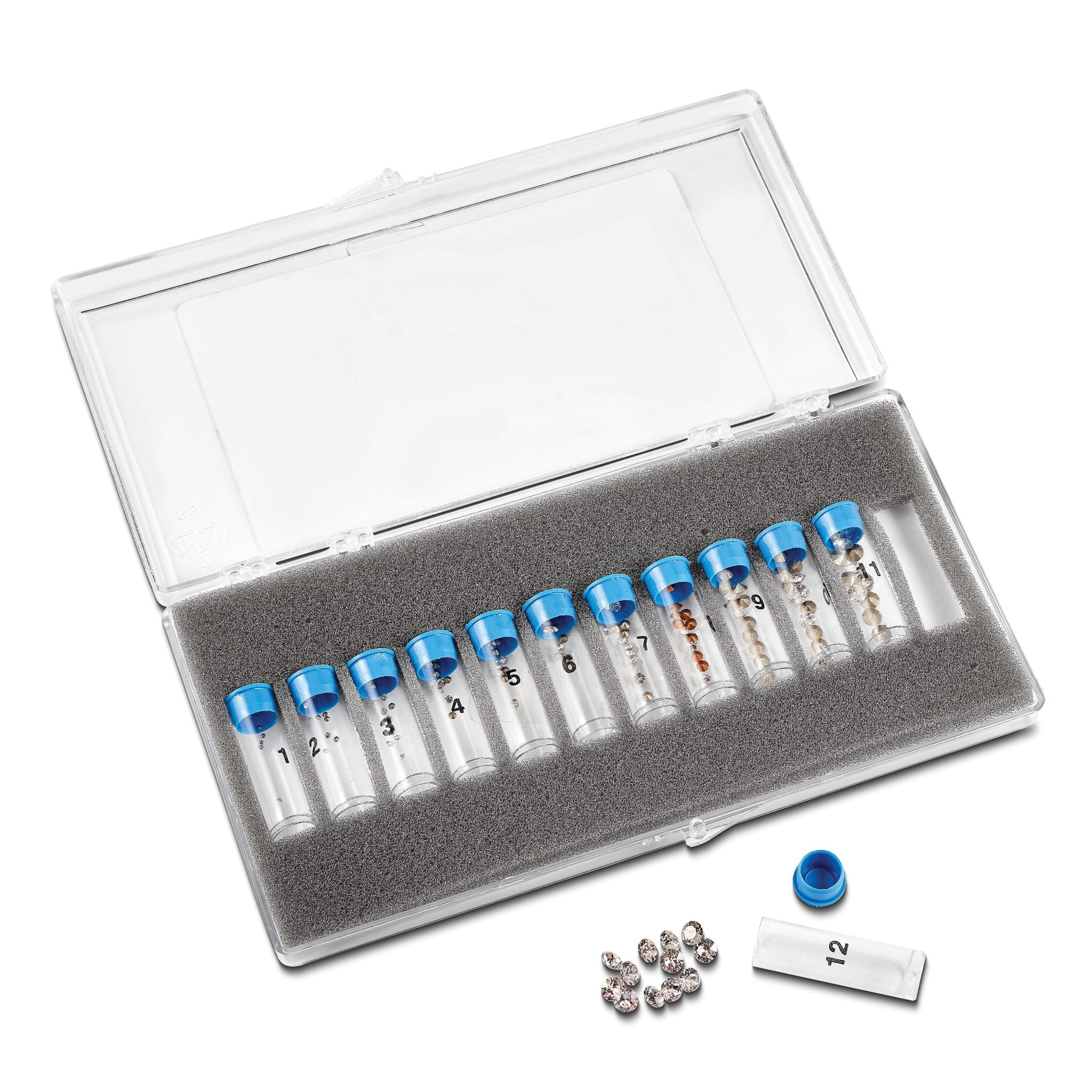 144-piece Foilback Clear Crystal Stone Assortment Secondary image