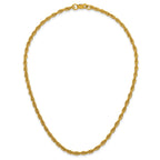 Rope Chain Necklace in 14/20 Gold Filled, 3.8mm