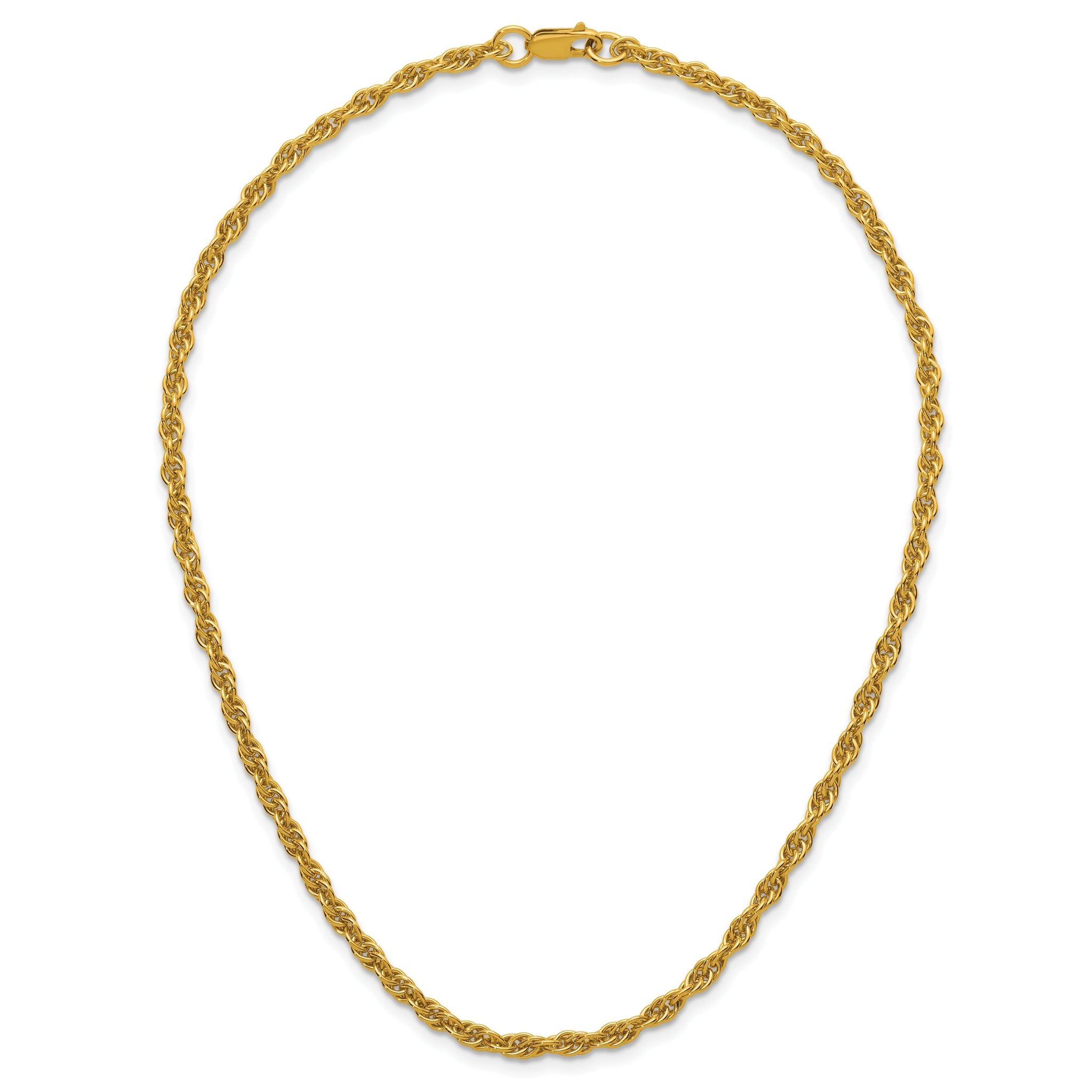 Rope Chain Necklace in 14/20 Gold Filled, 3.8mm