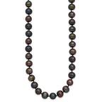 14K Gold Filled 8-9mm Black Cultured Freshwater Pearl Necklace