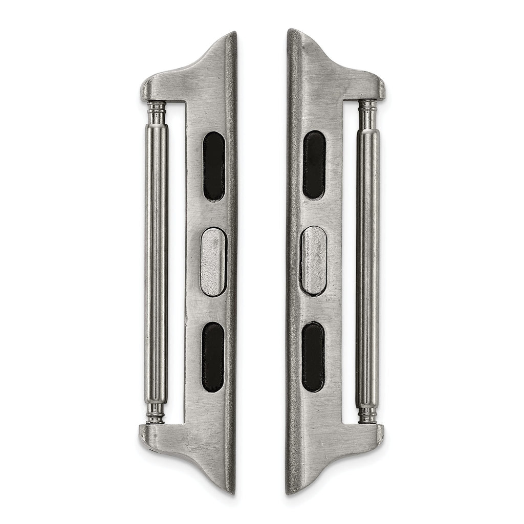 38mm Apple Watch Pair of Steel Adapters Fits 20mm Watch Band