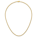 Rope Chain Necklace in 14/20 Gold Filled, 2.1mm