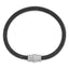 Sterling Silver & Black Rhodium Cubic Zirconia Mesh Bracelet for Women