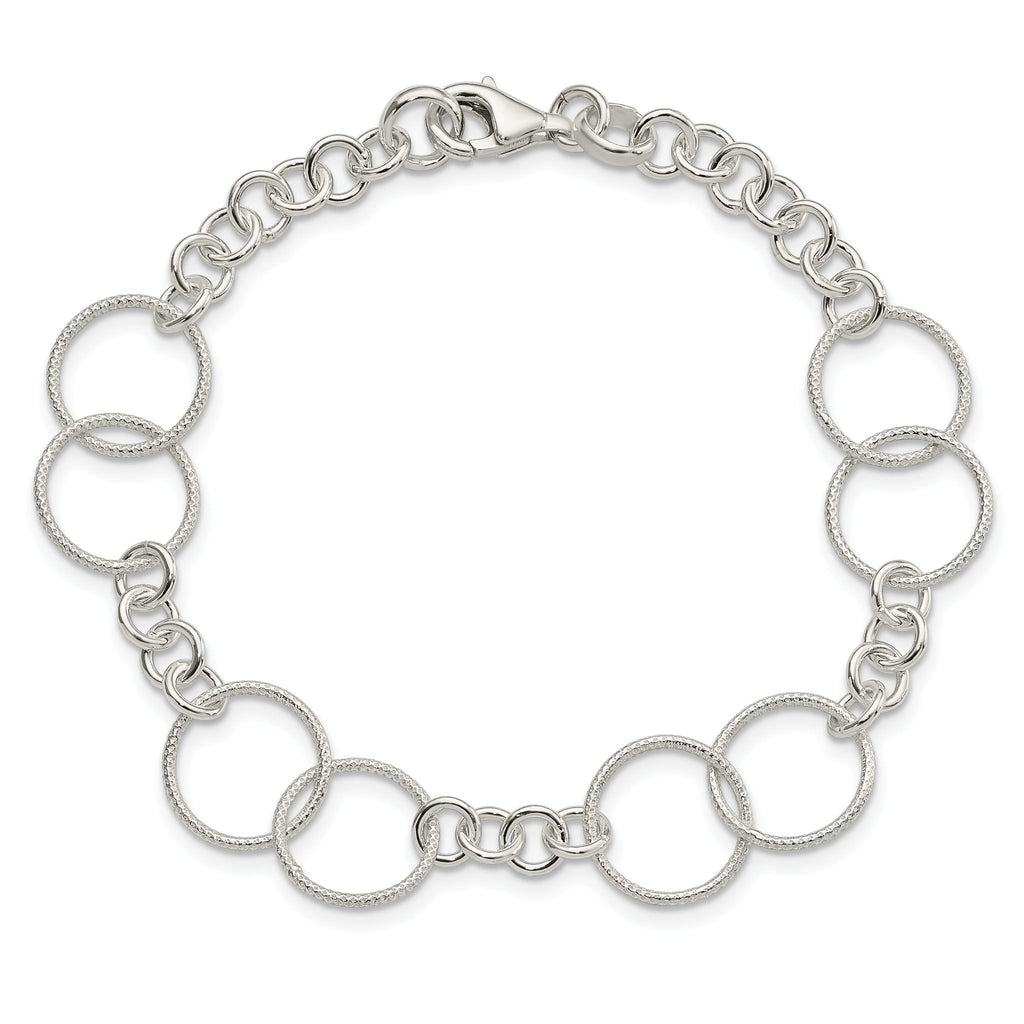 Sterling Silver Necklace, Bracelet and Earring Set