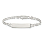 Children's ID Bracelet in Sterling Silver