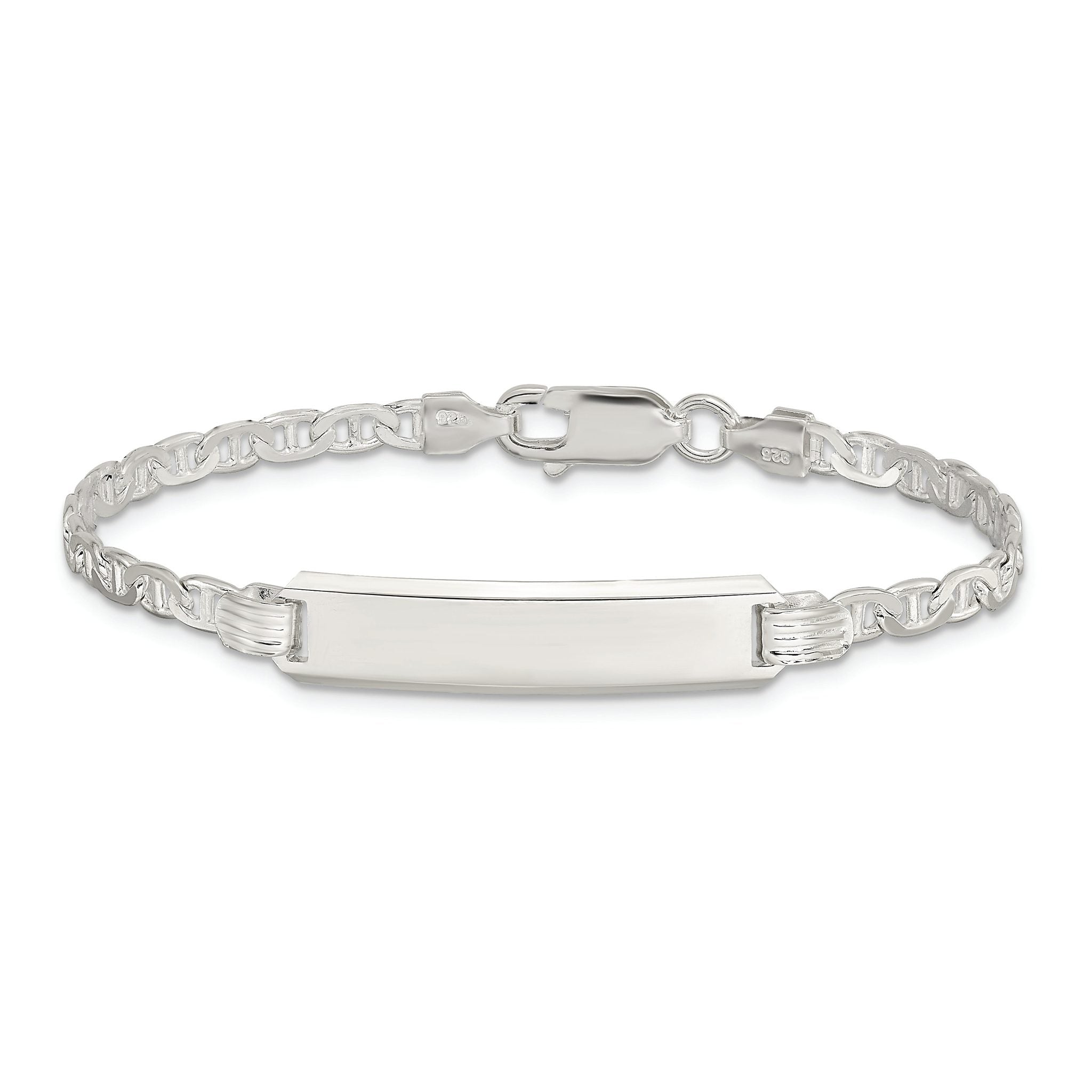 Children's ID Bracelet in Sterling Silver