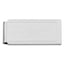 Rhodium-plated Kelly Waters Engraved Edge Plain Hinged Money Clip
