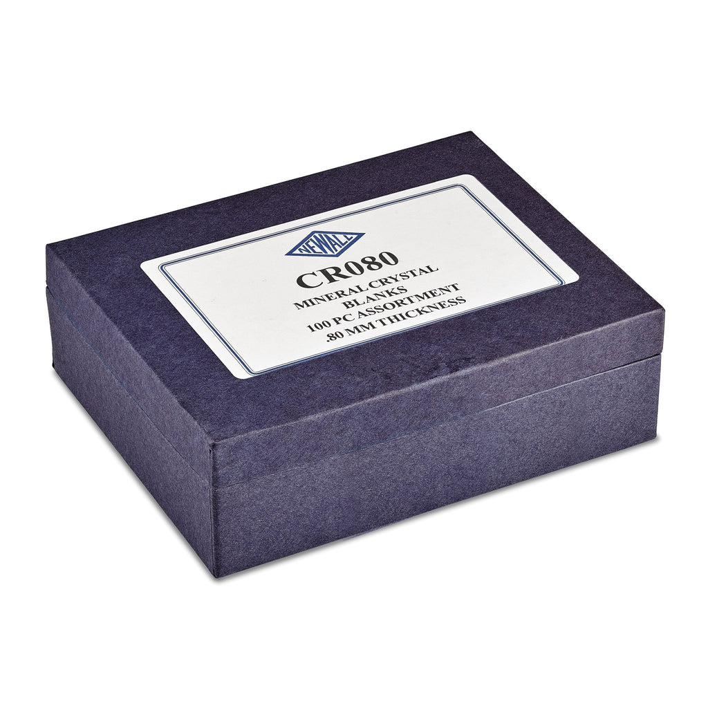 100-piece .80mm Mineral Crystal Blanks Assortment