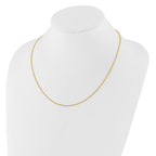 Diamond-Cut Loose Rope Adjustable Chain in 14K Yellow Gold