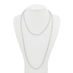 Sophia Jewelers Stainless Steel Polished Layered 28in Women's Necklace