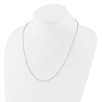 Sterling Silver Polished Adjustable Necklace