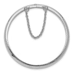 Sterling Silver 925 Girl's Bracelet with Safety Hinged Clasp
