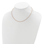 Spiga Chain Necklace in Rose Gold-Plated Sterling Silver