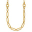 14k Polished Fancy Paperclip Link 17.25 inch Necklace