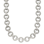 Chisel Stainless Steel Polished 20 inch Circle Link Necklace