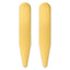 Kelly Waters Brass Pair of Two 2 inch Engravable Collar Stays