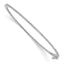 Sterling Silver 925 Rhodium-Plated CZ Bangle Bracelet with Hinged Design