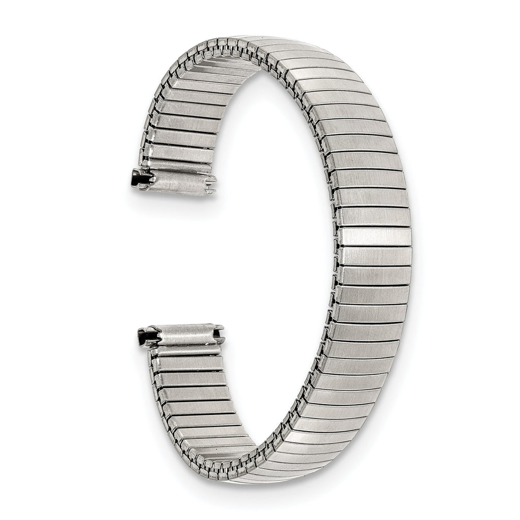 Ladies Thin-Flexo Watch Band in Silver-Tone Stainless Steel