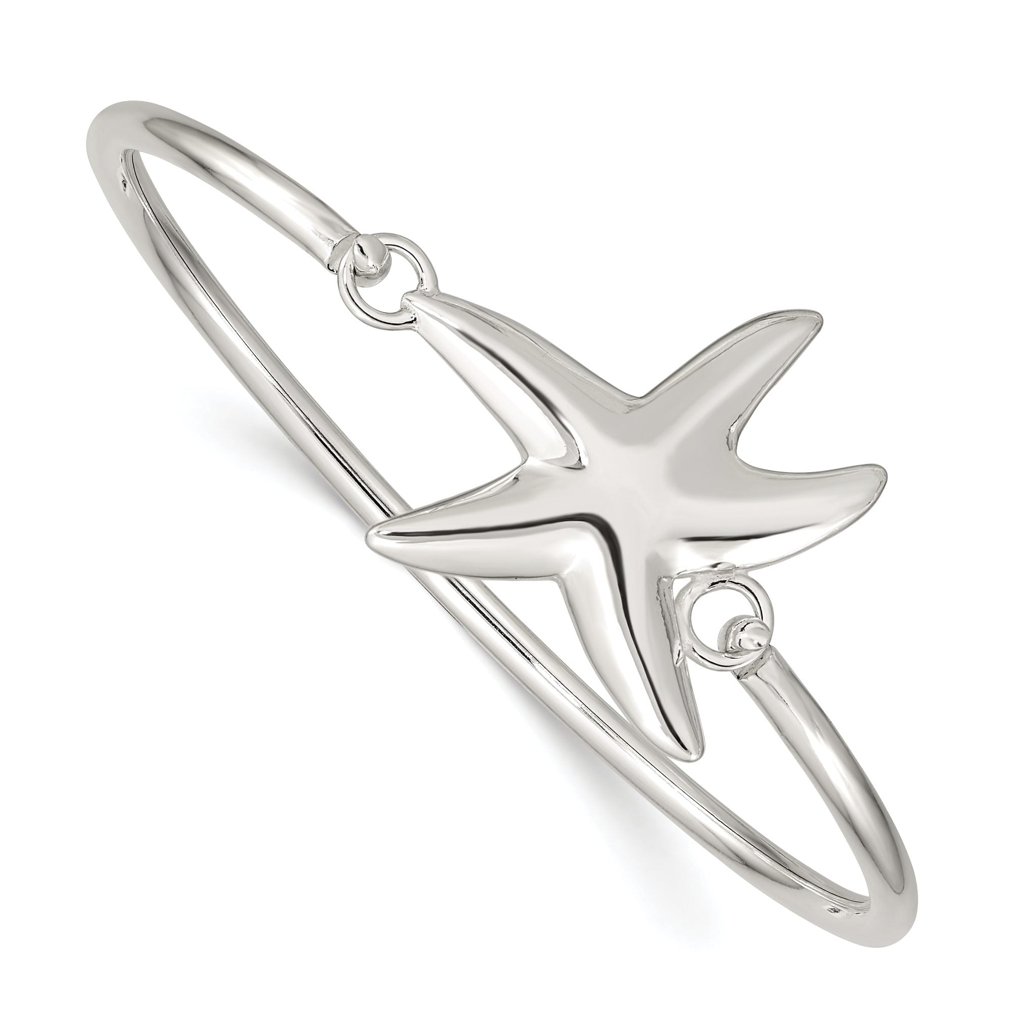 Sterling Silver 925 Women's Bangle with Interchangeable Nautical Charms Secondary image