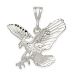 Sterling Silver 925 Men's Eagle Charm with Anti-Tarnish Finish