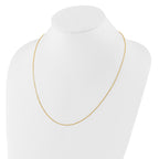 14K Adjustable  1.25mm D/C Cable Chain