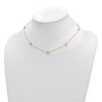 True Origin 14k 1 3/4 carat Lab Grown Diamond VS+ F+ Complete 18 inch Seven Station Necklace