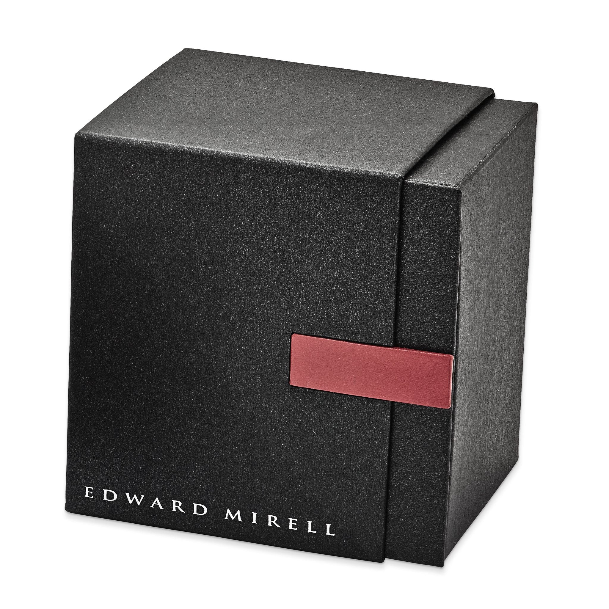 Edward Mirell Titanium Black Ti Sterling Silver Spinel Cable Flexible Cuff Secondary image