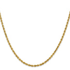 Diamond-Cut Rope Chain in 14K Yellow Gold, 2.25mm