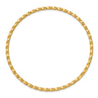 14k 2.50mm Twisted Slip-on Bangle