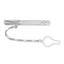 Sophia Jewelers Sterling Silver 925 Men's Tie Clip with Polished Rhodium Finish