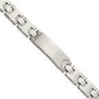 Stainless Steel Polished ID Plate Bracelet for Men