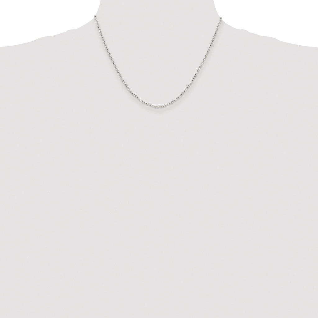 Diamond-Cut Cable Chain Necklace in Sterling Silver