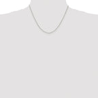 Diamond-Cut Cable Chain Necklace in Sterling Silver