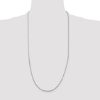 Diamond-Cut Round Franco Chain in Sterling Silver