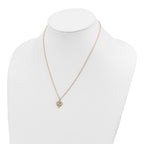 10K Tri-Color Black Hills Gold Polished Ropa Necklace