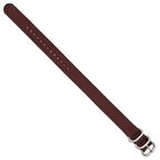 Military Ballistic Watch Band in Brown G10 Nylon, 24mm