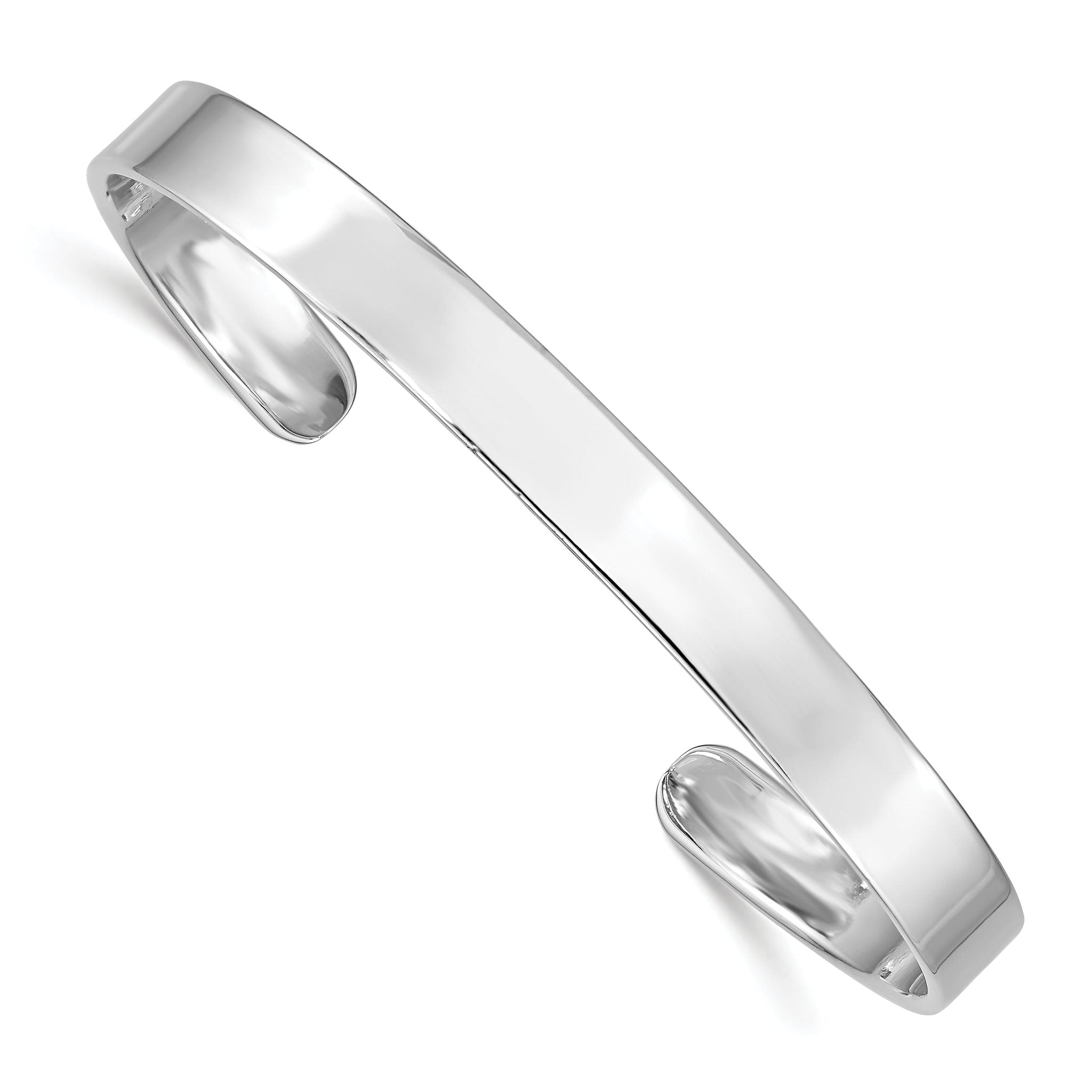 Sophia Jewelers Sterling Silver 925 Polished Cuff Bangle for Girls Main image