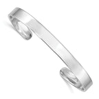 Sophia Jewelers Sterling Silver 925 Polished Cuff Bangle for Girls