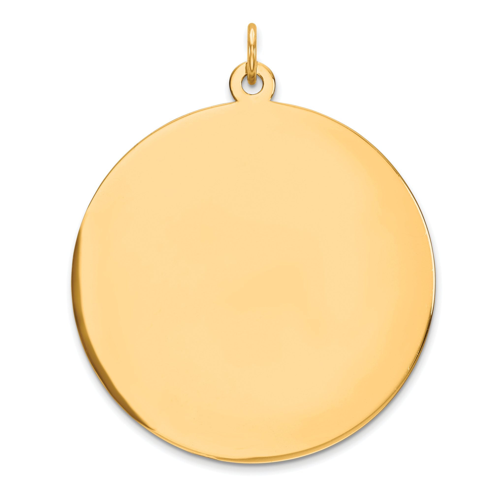 14K Round Disc Charm Main image