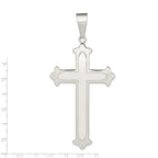 Sterling Silver 925 Cross Pendant with Polished Finish Elegant Design